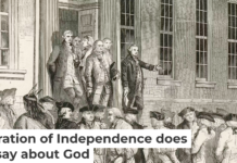 A Croome & Brightly engraving shows John Nixon reading the Declaration of Independence after its passage in Philadelphia. From The New York Public Library via Wikimedia Commons